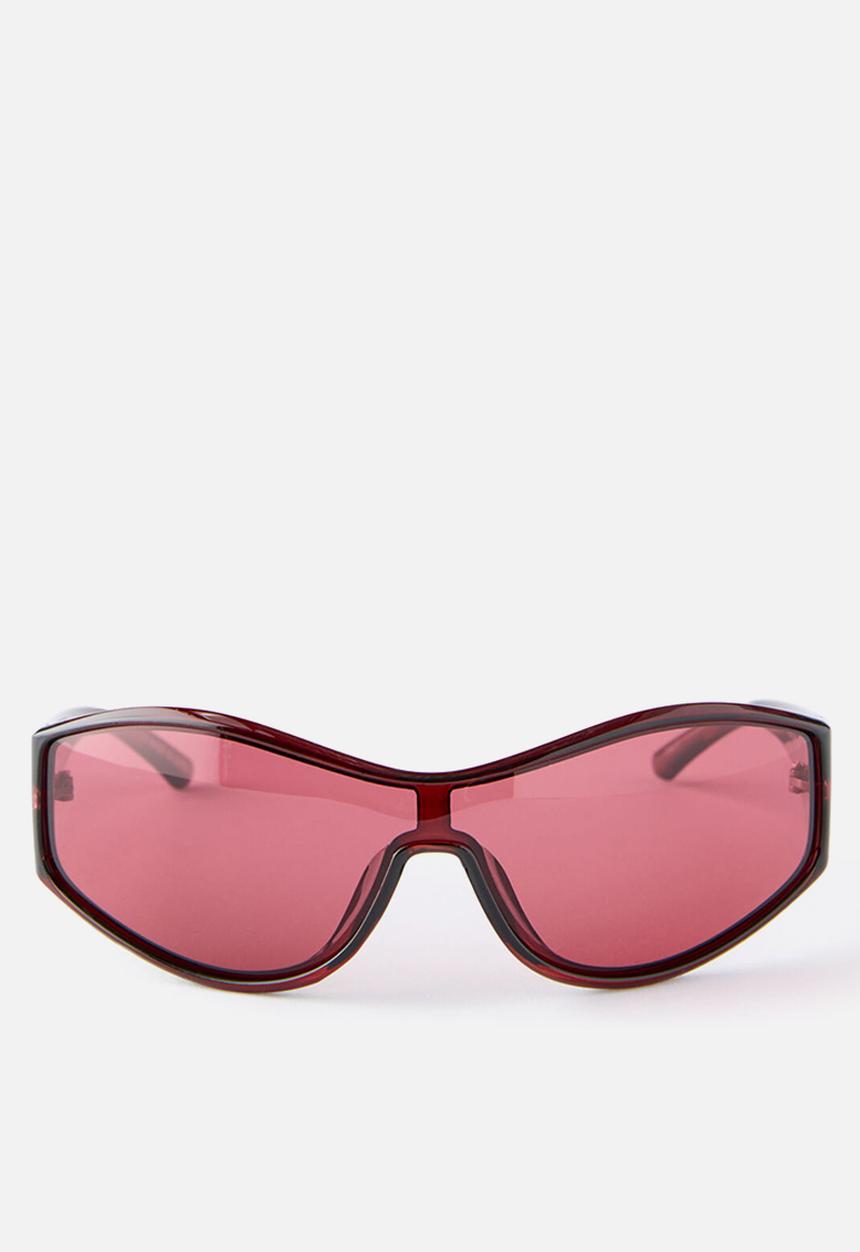 Rubi - Drew Shield Sunglasses -Sour Cherry