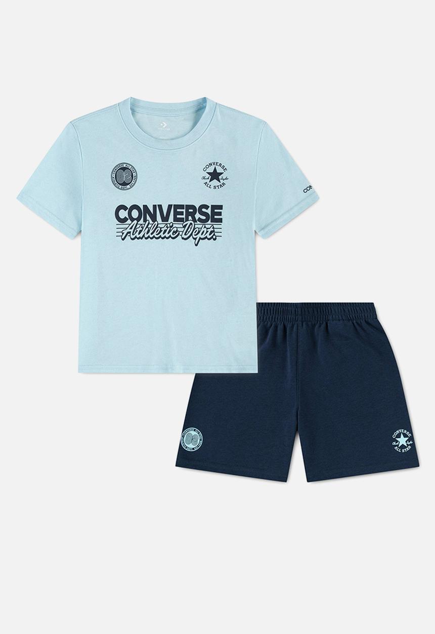 Converse - Cnvb Multi Hit Gfx Short Set -Converse Navy