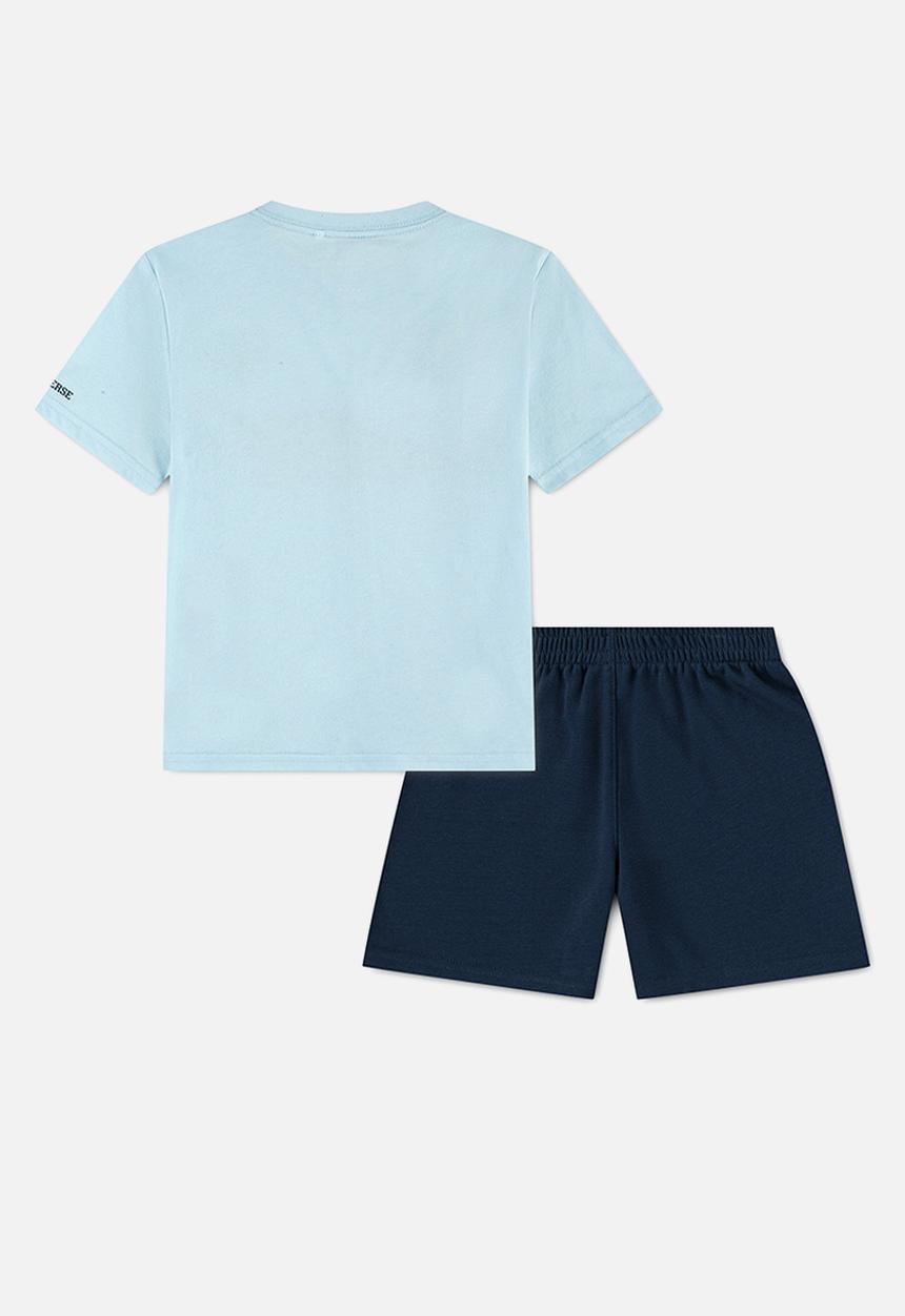 Converse - Cnvb Multi Hit Gfx Short Set -Converse Navy