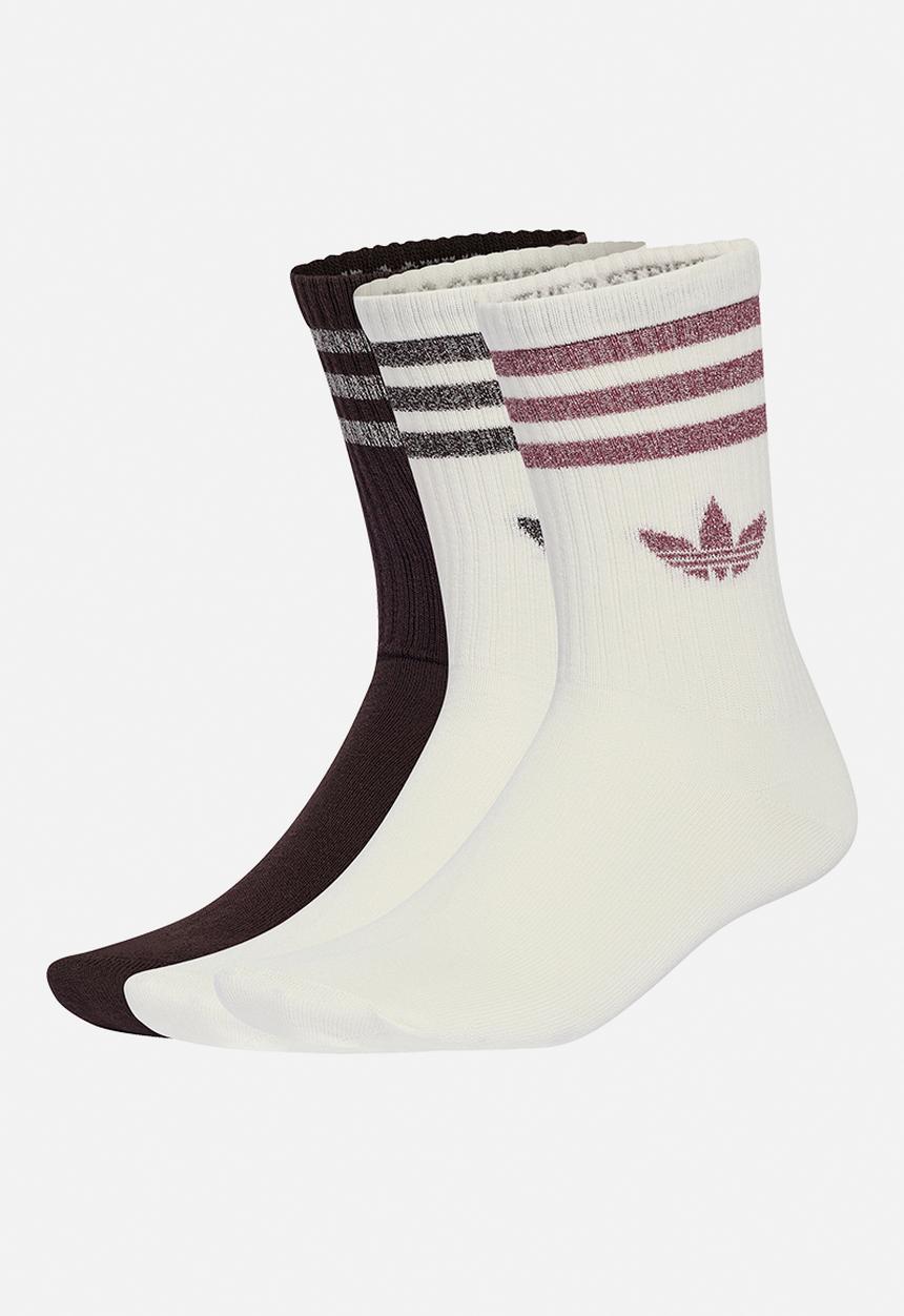 adidas Originals - 3-Stripe GL CS 3-Pack - off white/Aurora Coffee