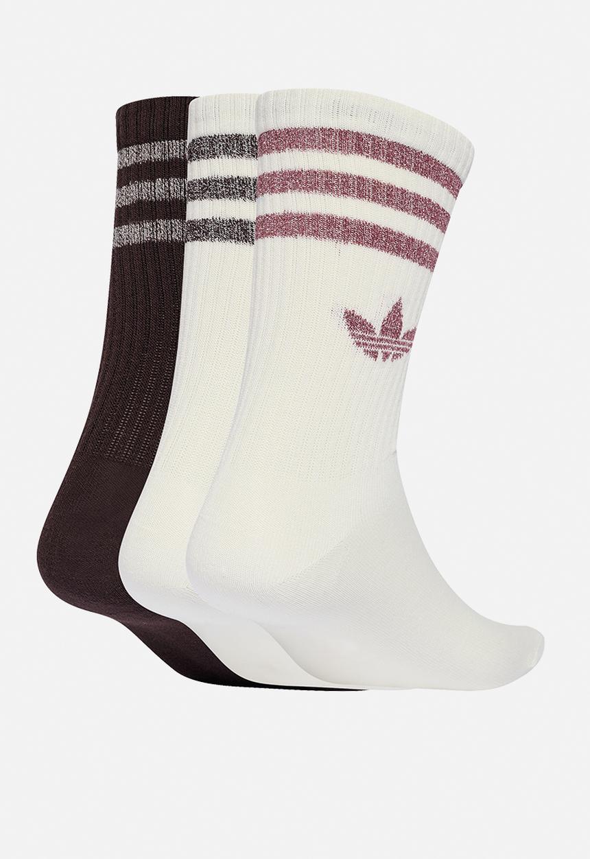 adidas Originals - 3-Stripe GL CS 3-Pack - off white/Aurora Coffee