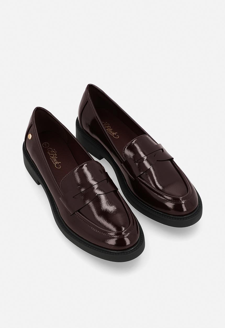 Miss Black - Poem 2 penny moc loafer - chocolate