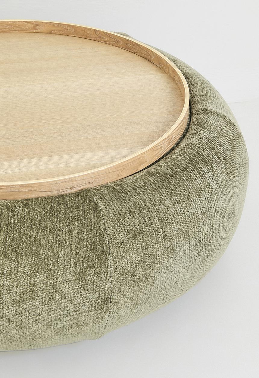 Sixth Floor - Quatro Coffee Table & Storage Ottoman - Olive