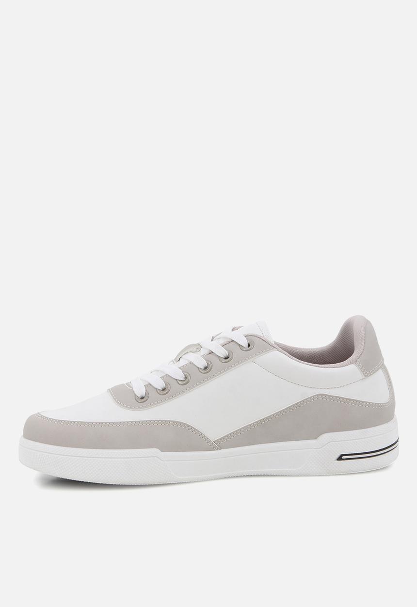 Pierre Cardin - Kyle Casual Lace Up - White/Grey