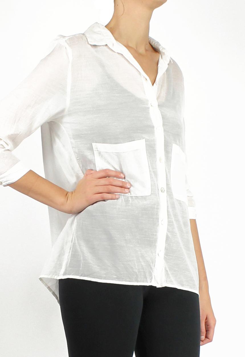 Take Care Boutique - Sheer Shirt – Ivory