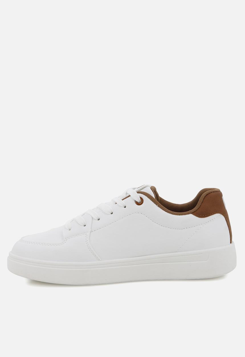 Pierre Cardin - Ivan Casual Lace Up - White/Tan