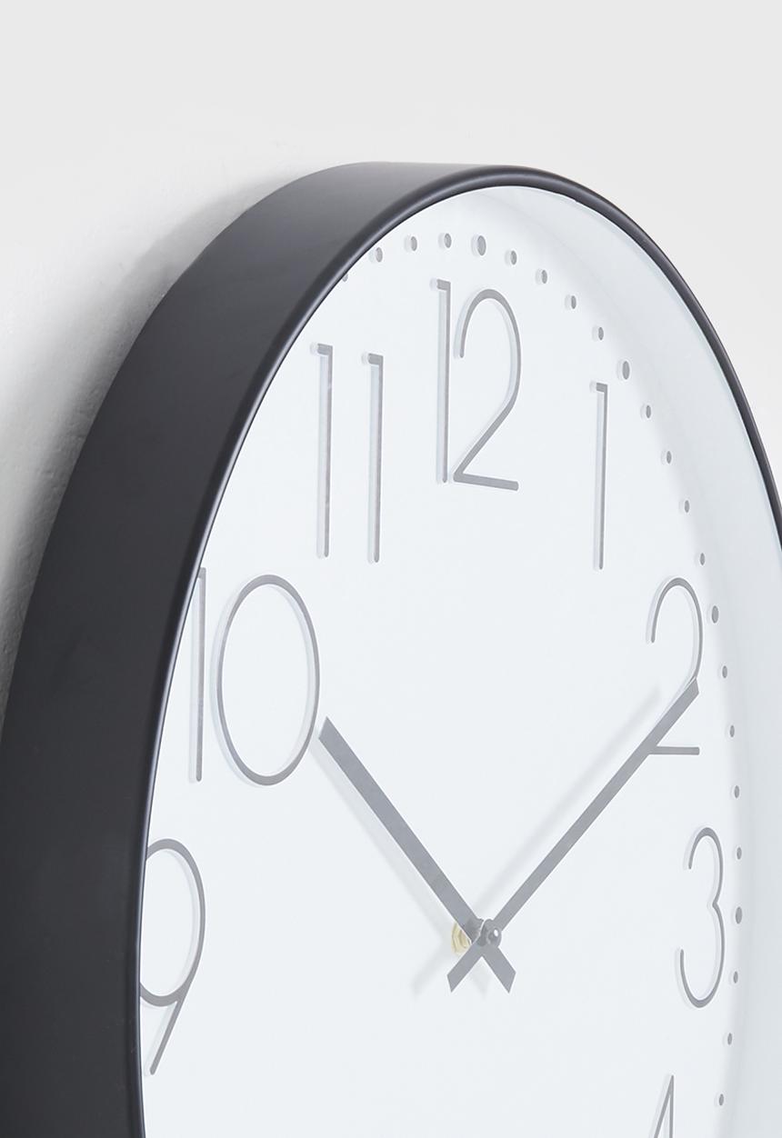 H&S - Wale wall clock - Black & White 