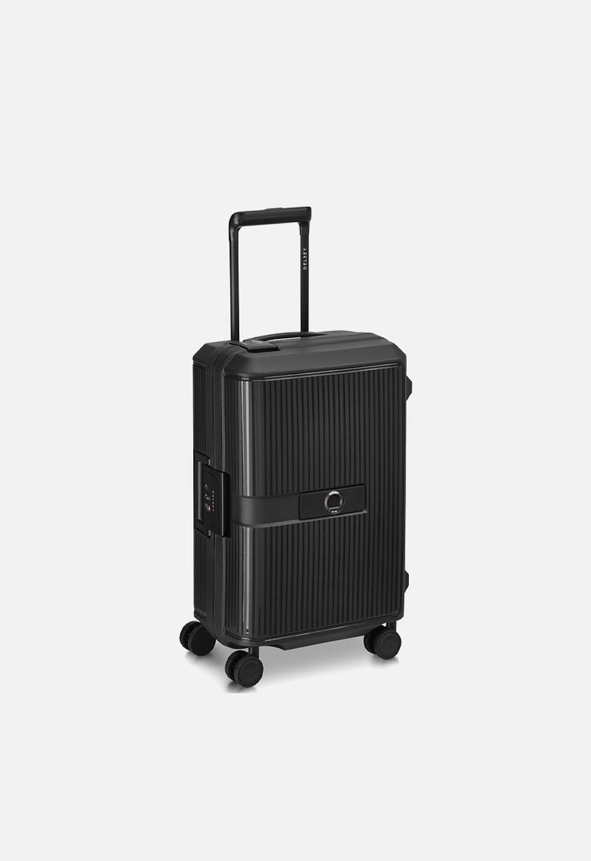 Delsey - DELSEY VAUBAN 55CM CABIN TROLLEY CASE - BLACK
