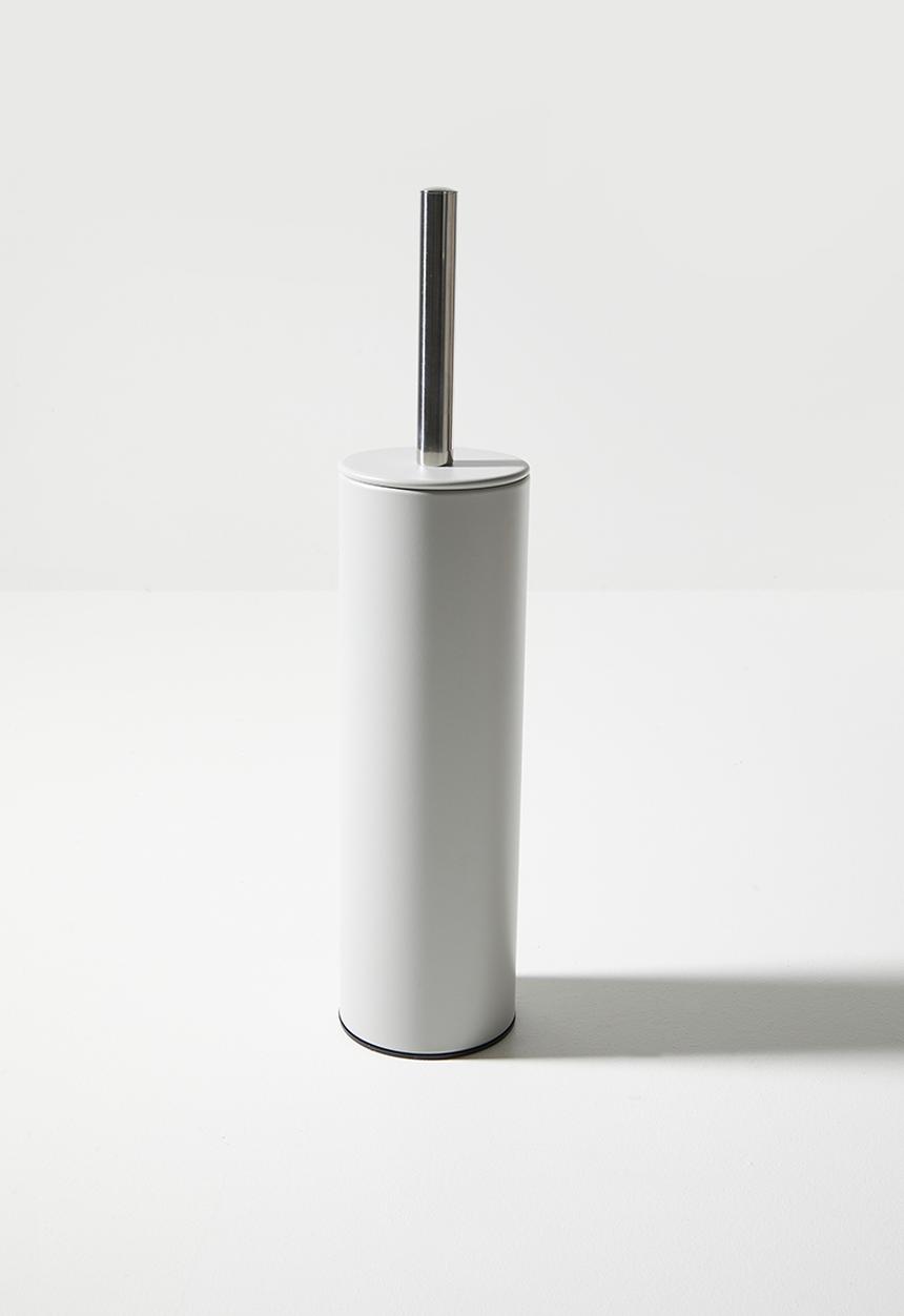 Bathroom Solutions - Toilet Brush in Holder - Grey