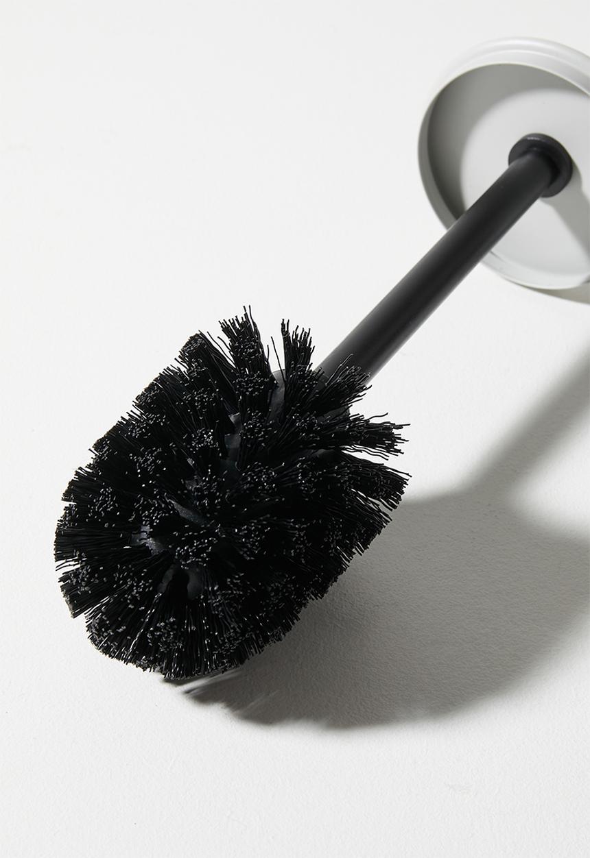 Bathroom Solutions - Toilet Brush in Holder - Grey