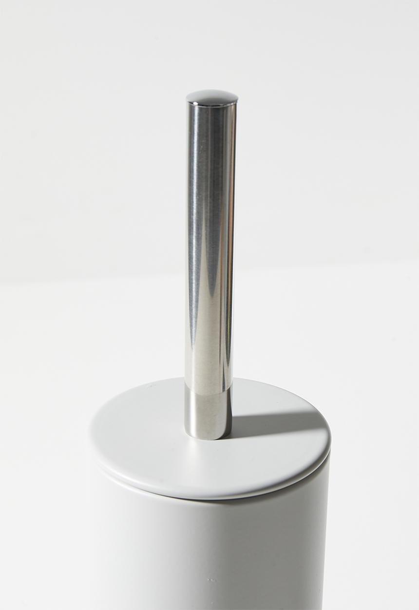 Bathroom Solutions - Toilet Brush in Holder - Grey