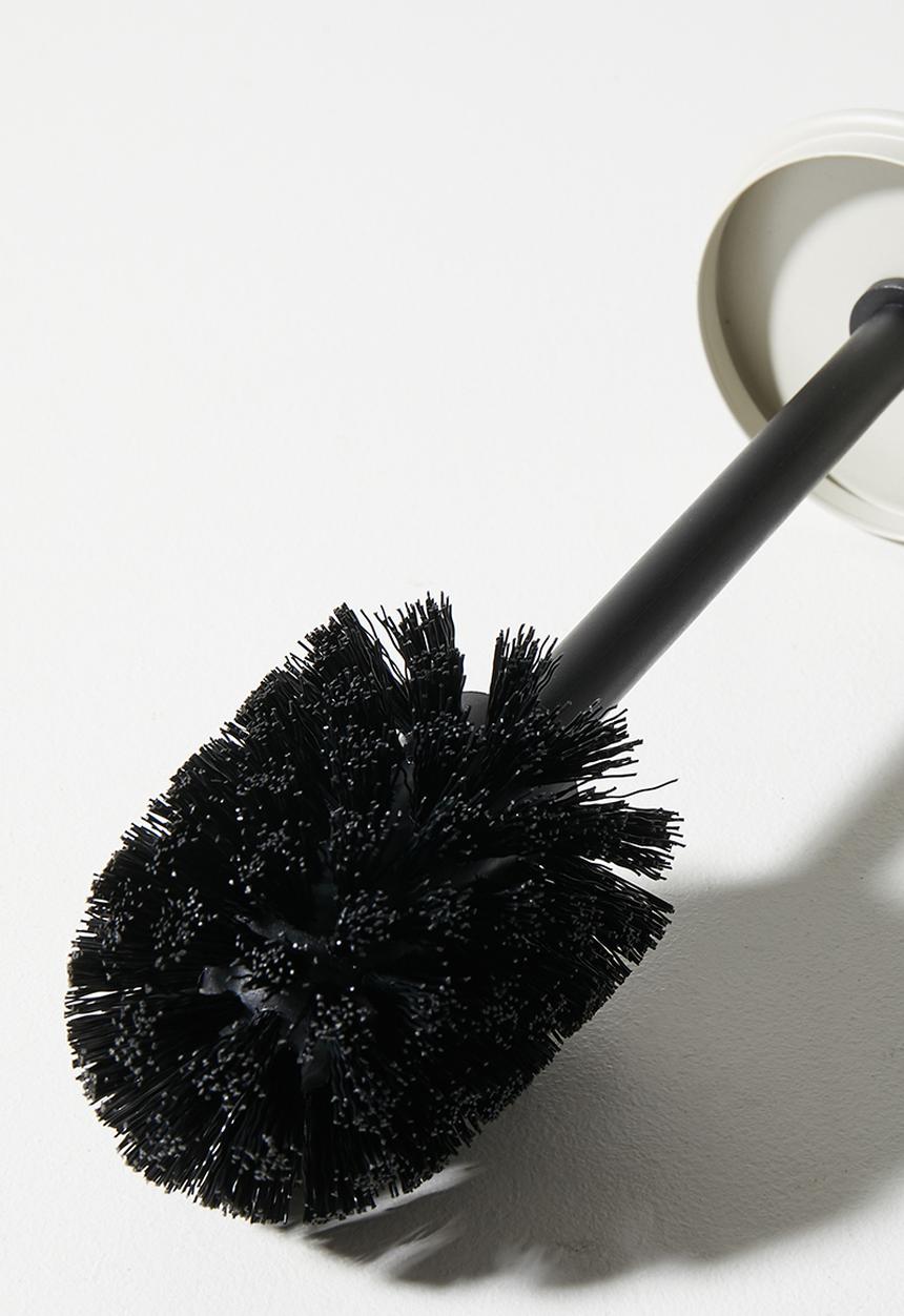 Bathroom Solutions - Toilet Brush in Holder - Stone