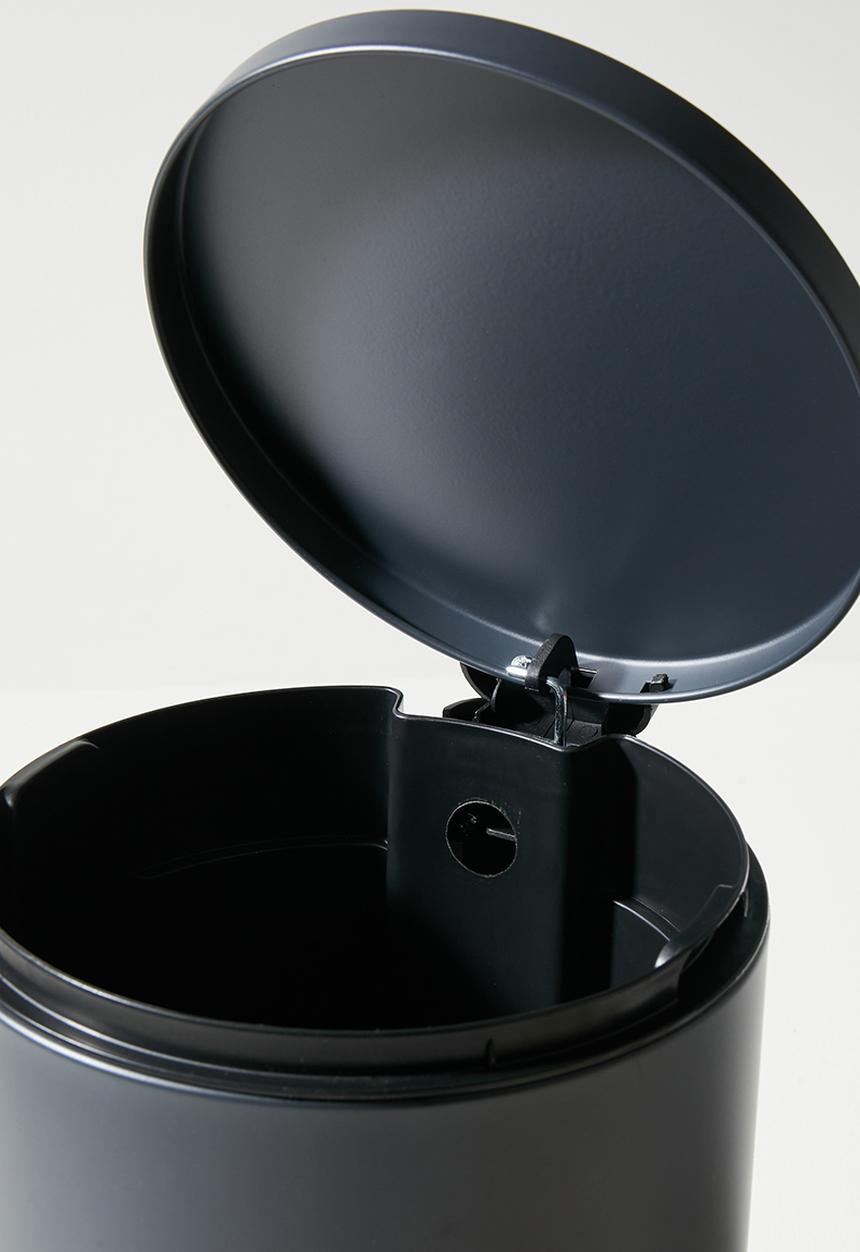 H&S - 3L Pedal Bin Black Matt