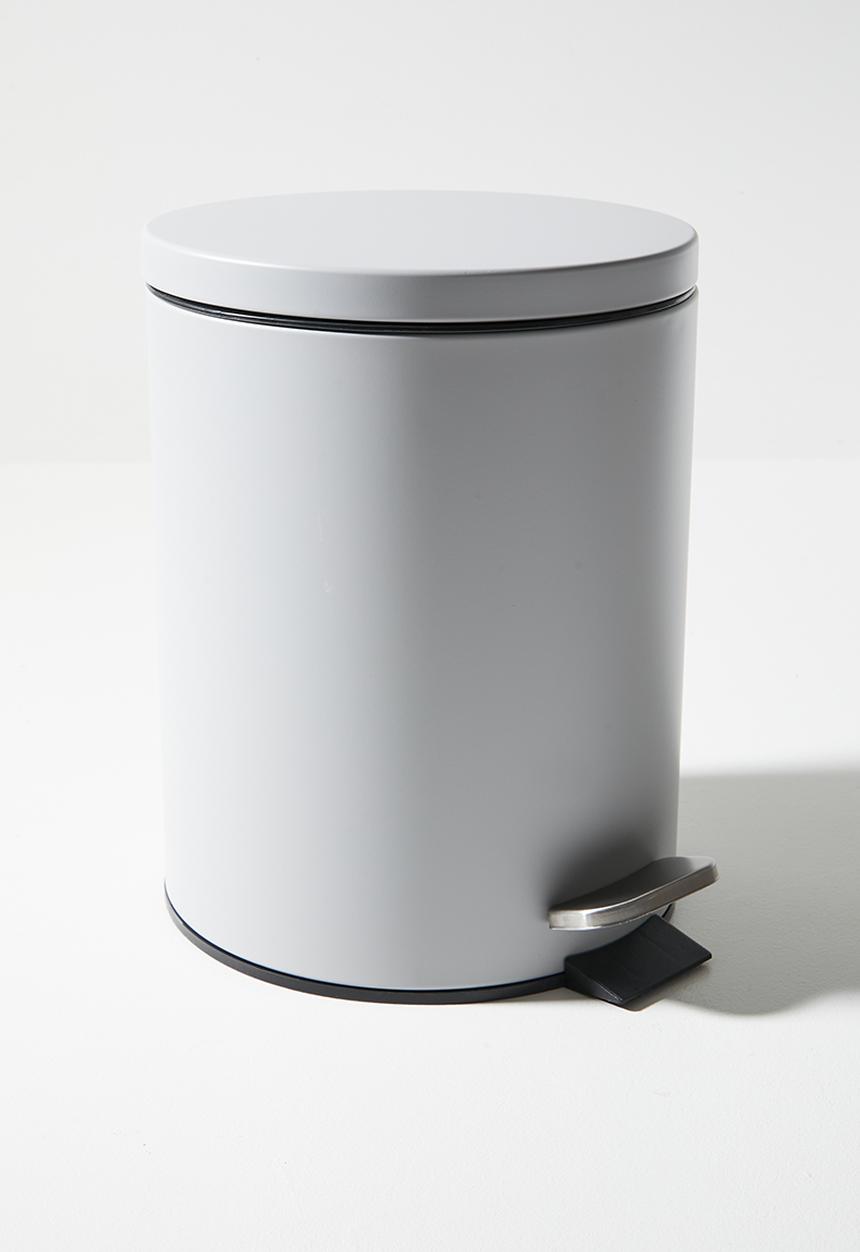 H&S - 3L Pedal Bin Grey