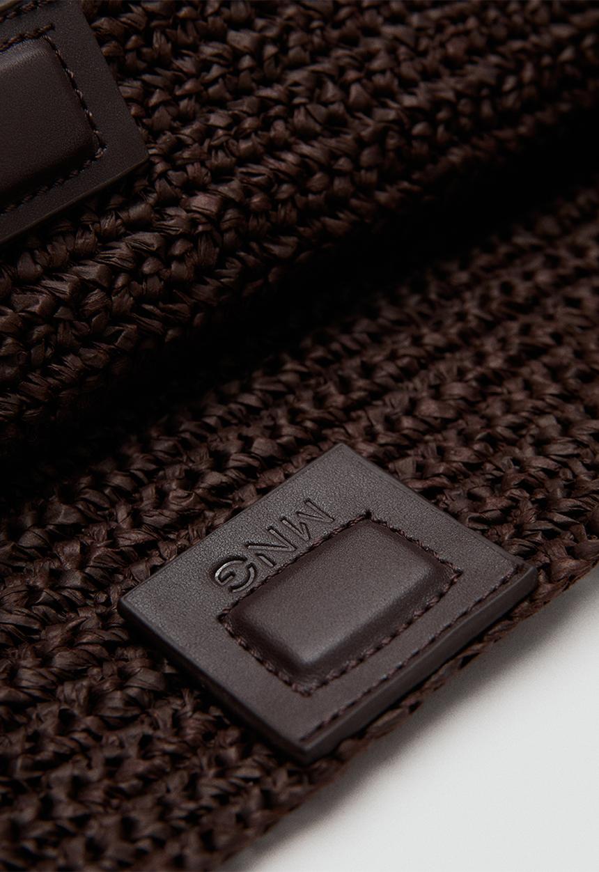 MANGO - Phiphi Sack Bag - Dark Brown