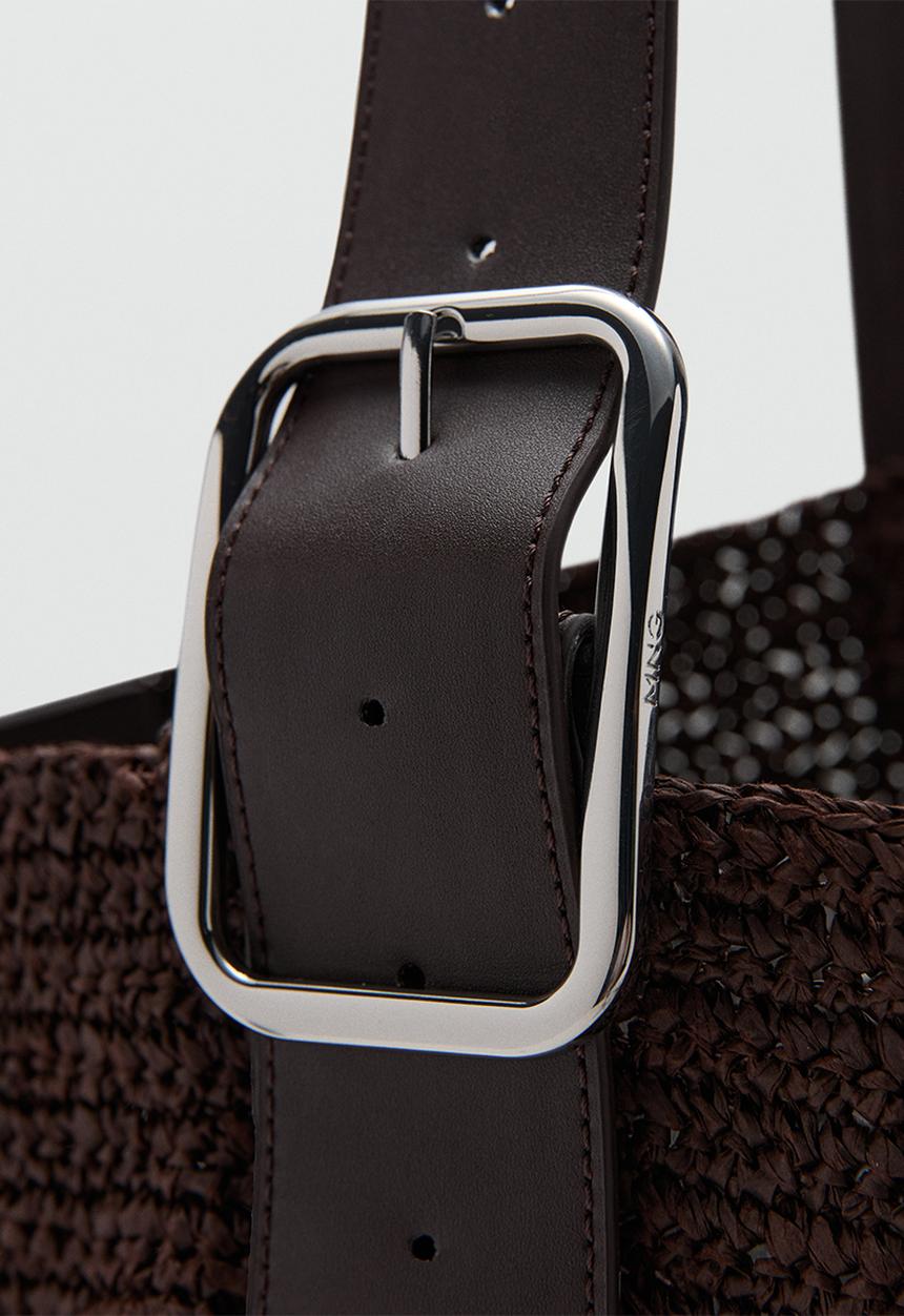 MANGO - Phiphi Sack Bag - Dark Brown