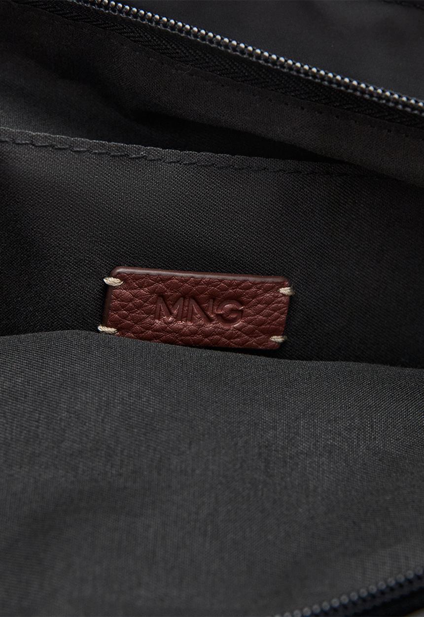 MANGO - Sand Tote Bag - Black