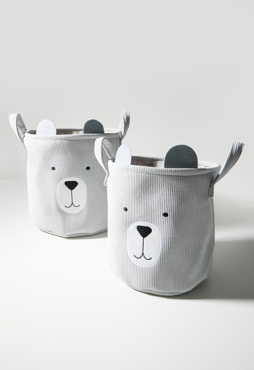 H&S - Koala storage set of 2 - Grey