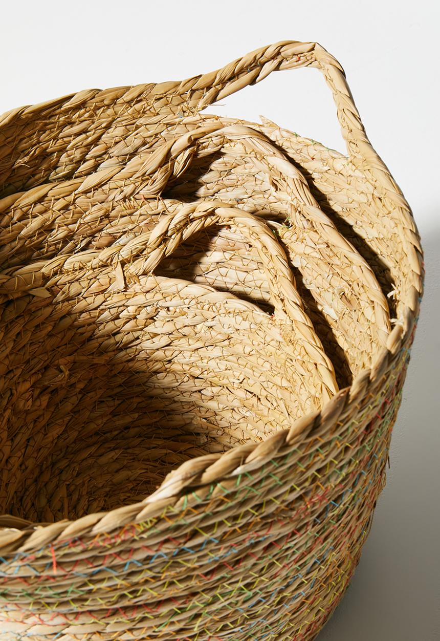 H&S - Limo basket set of 3 - Natural