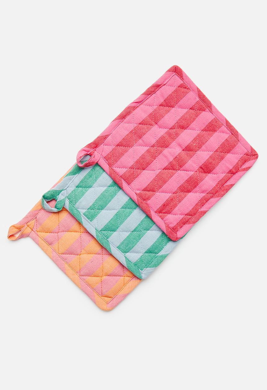 Excellent Houseware - Spring pot holder - Pink