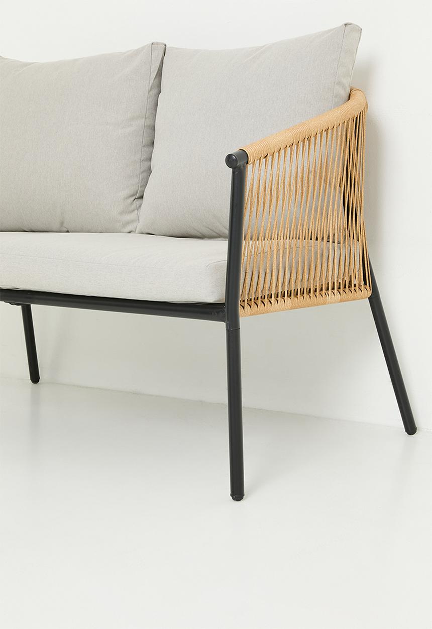 H&S - Outdoor Fernwood Garden Set of 4 - Black