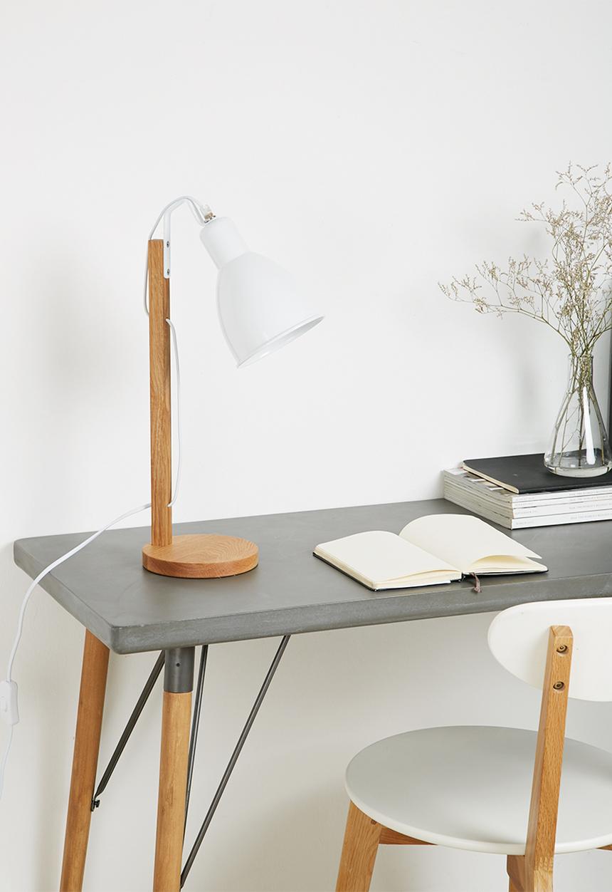 Sixth Floor - Emile desk lamp - white