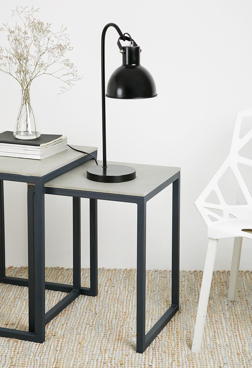 Sixth Floor - Lauren desk lamp - black