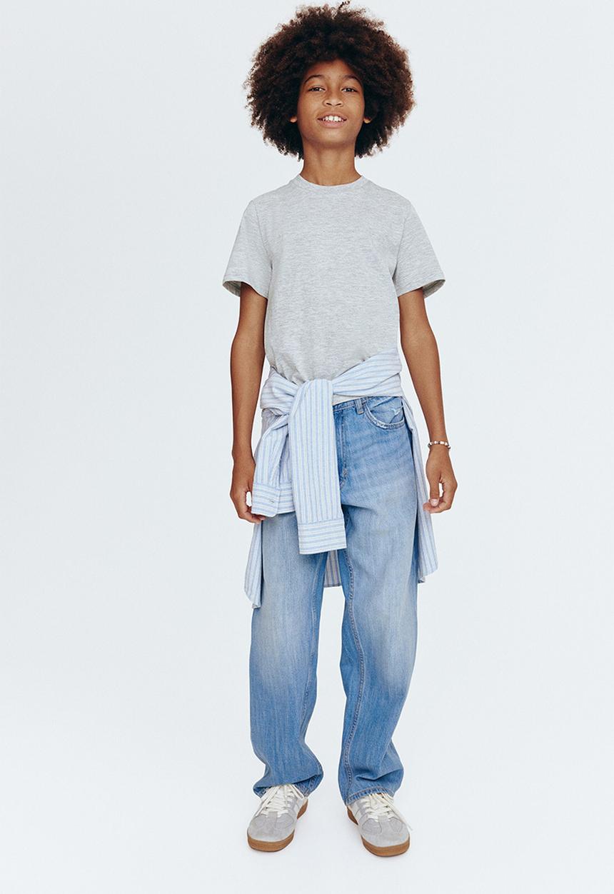 H&M - 3-Pack T-shirts - khaki green/white