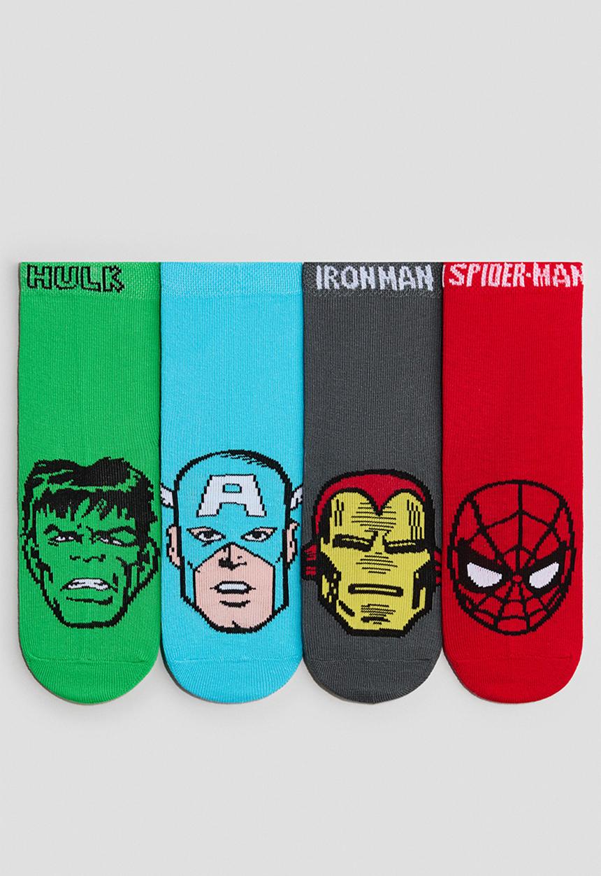 H&M - 7-Pack socks - cream/marvel comics