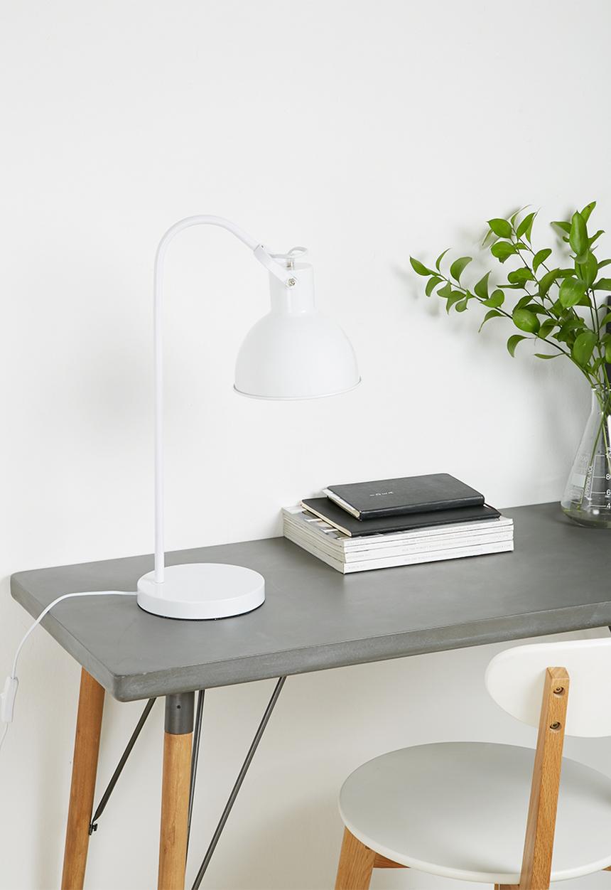 Sixth Floor - Lauren desk lamp - white