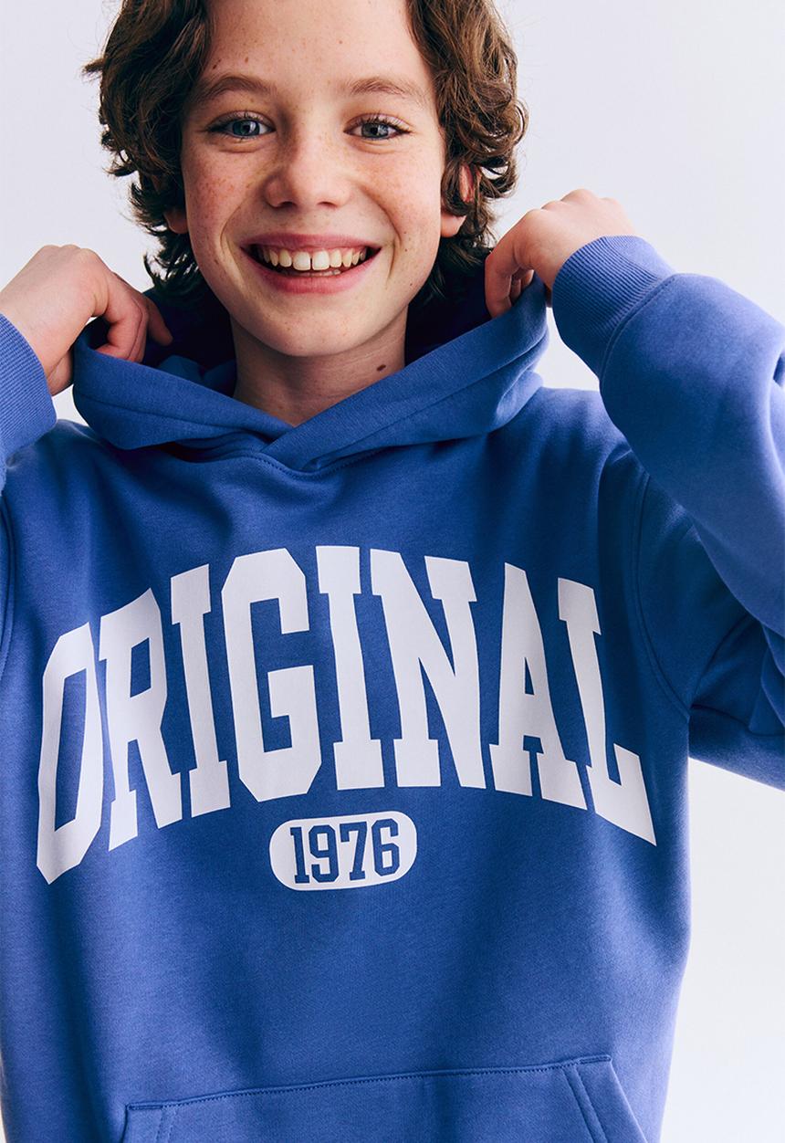 H&M - Hoodie - blue/original