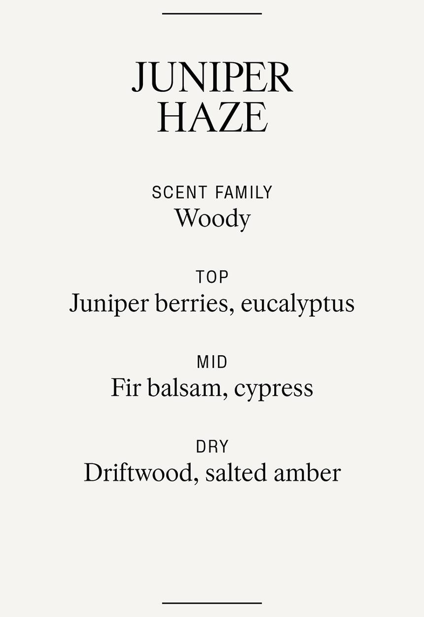 H&M - Scented candle in glass holder - juniper haze