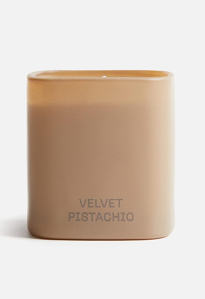 H&M - Scented candle in glass holder - velvet pistachio
