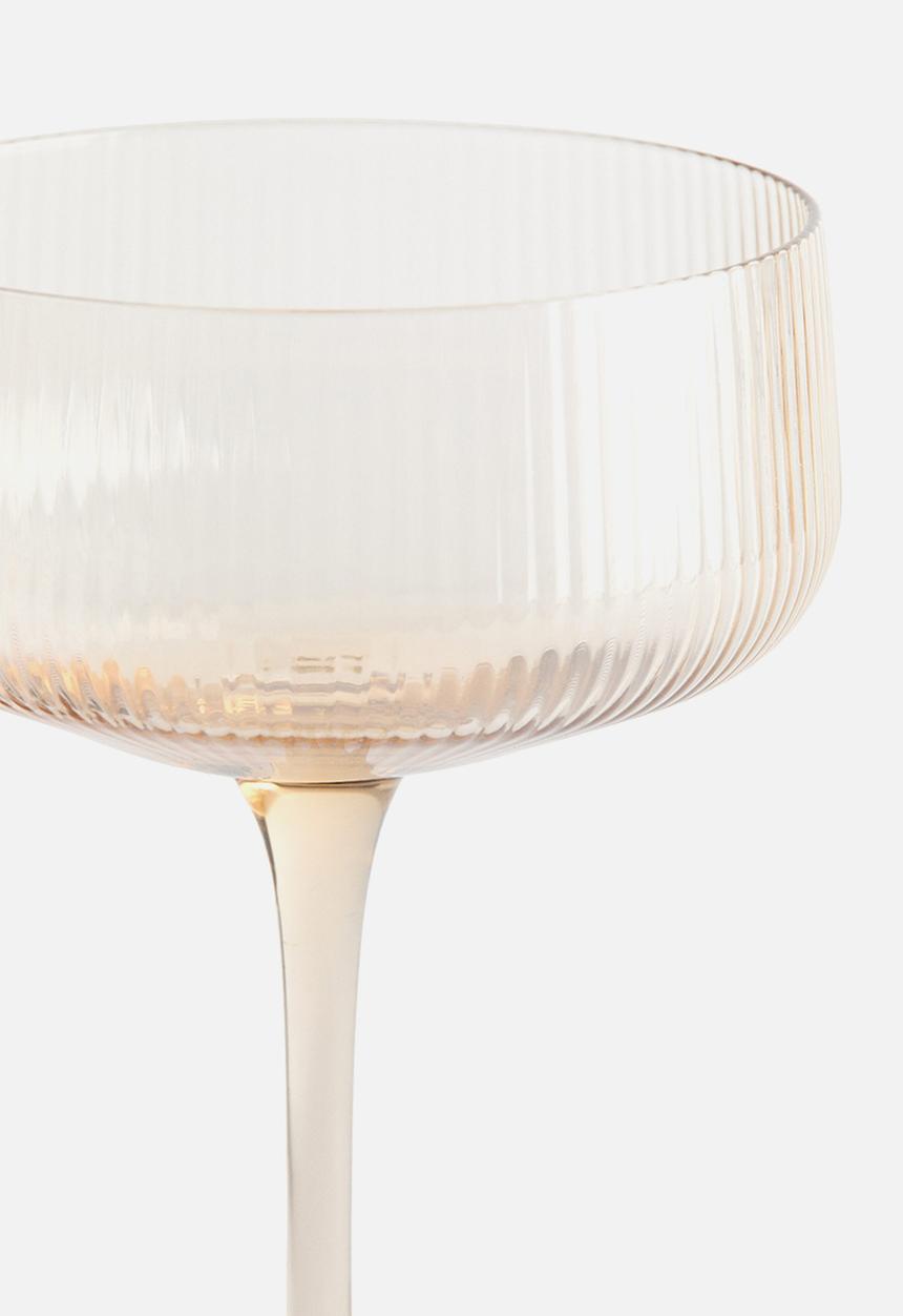 H&M - Fluted coupe - beige