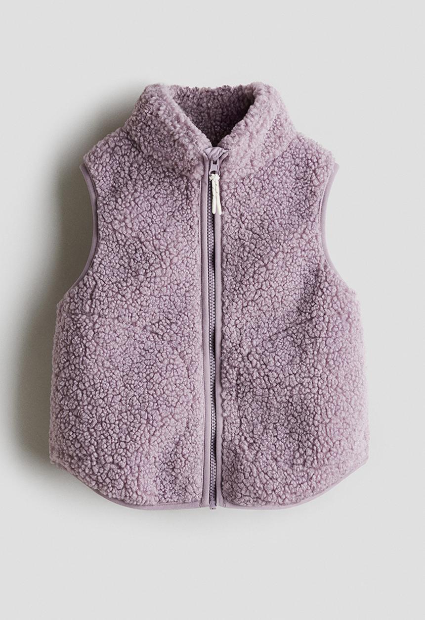H&M - Thermolite? windproof teddy gilet - light purple