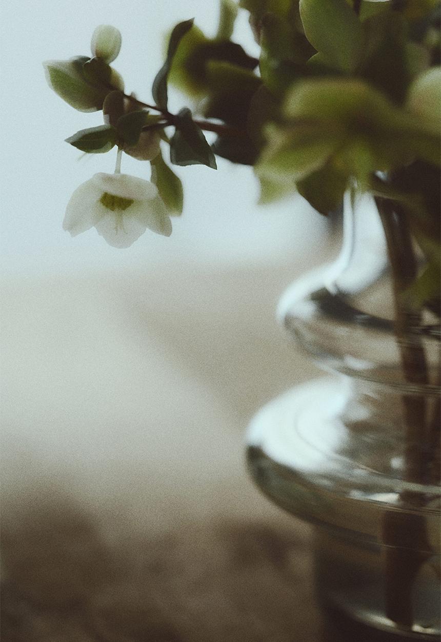 H&M - Small tiered glass vase - transparent