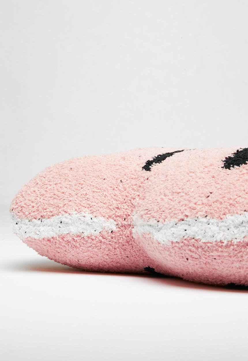 Pop Candy - Flower-shaped plush cushion - pink