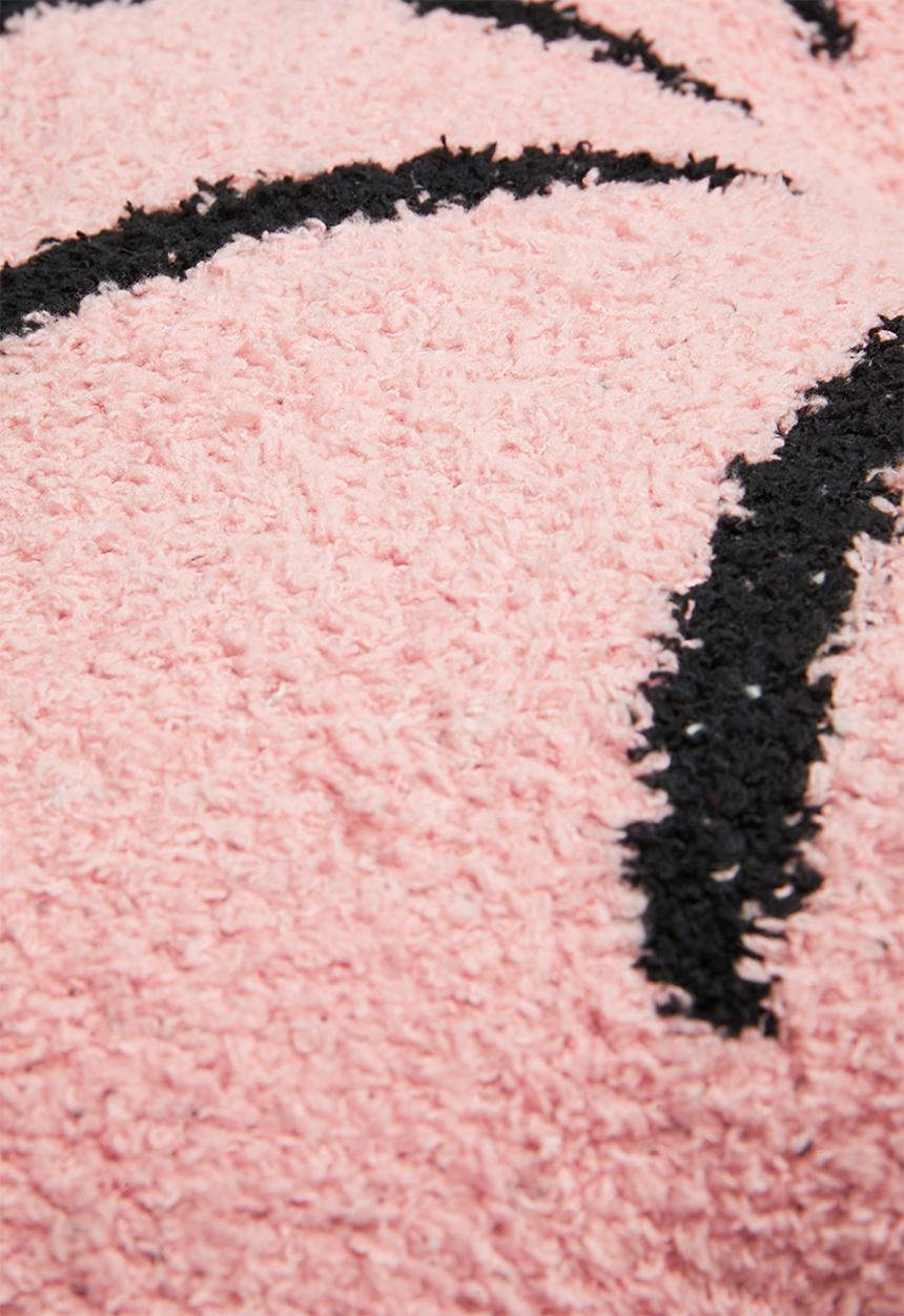 Pop Candy - Flower-shaped plush cushion - pink