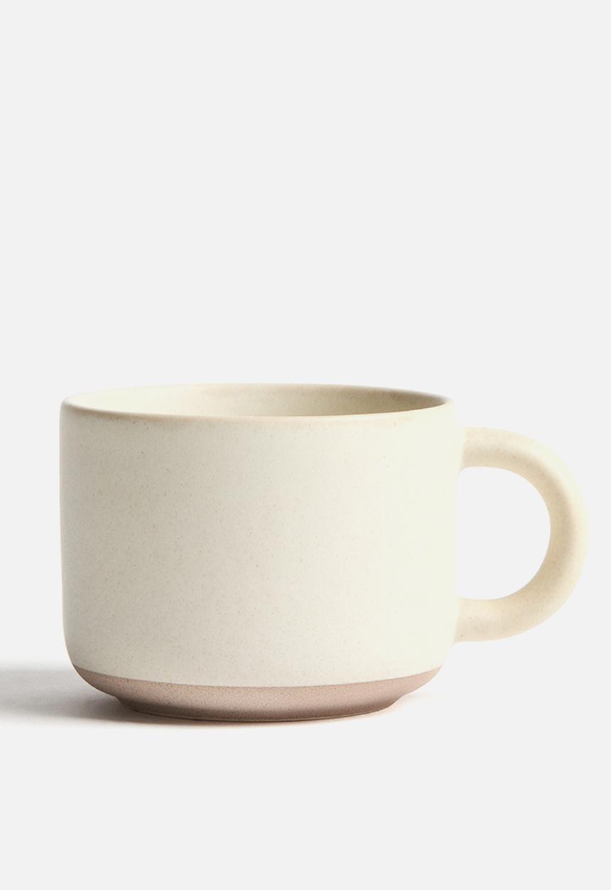 H&M - Reactive-glaze stoneware mug - light beige