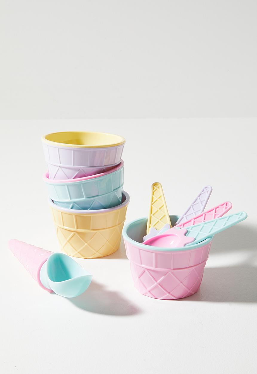 Excellent Houseware - Ice Cream Ps Coupe Set - multi