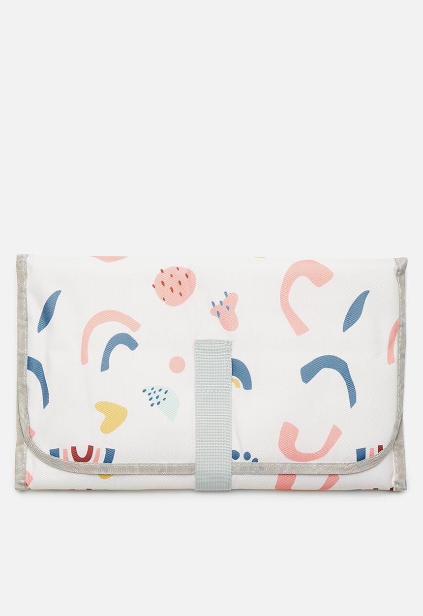 Pop Candy - Foldable diaper changing mat - light pink/multi