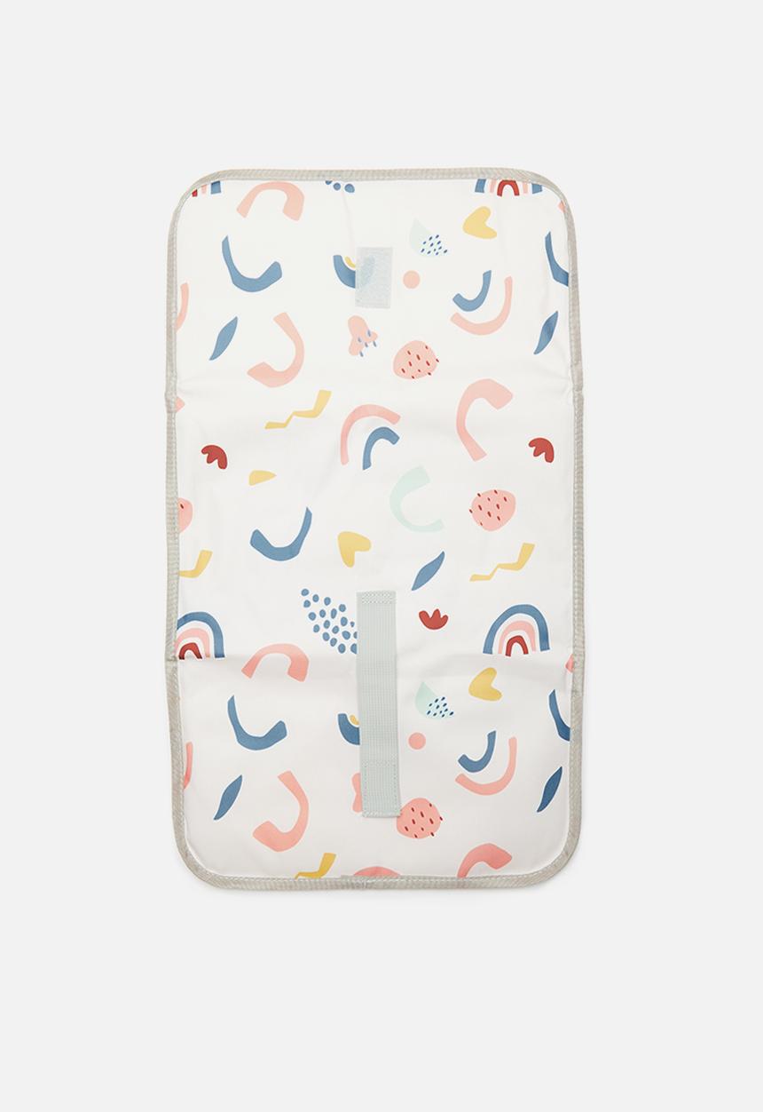 Pop Candy - Foldable diaper changing mat - light pink/multi
