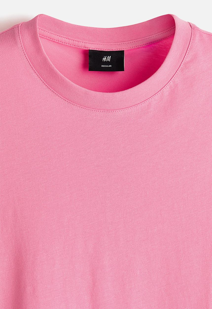 H&M - Regular fit t-shirt - pink