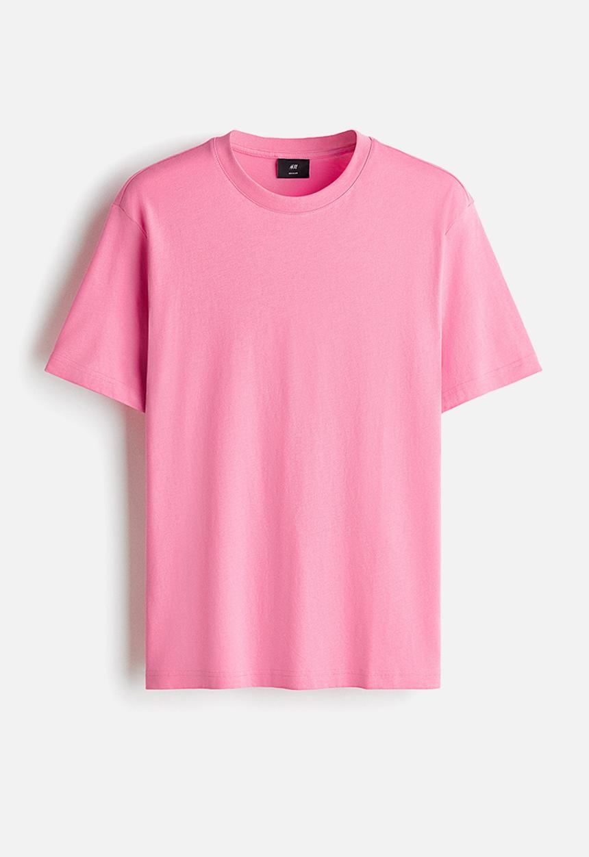 H&M - Regular fit t-shirt - pink