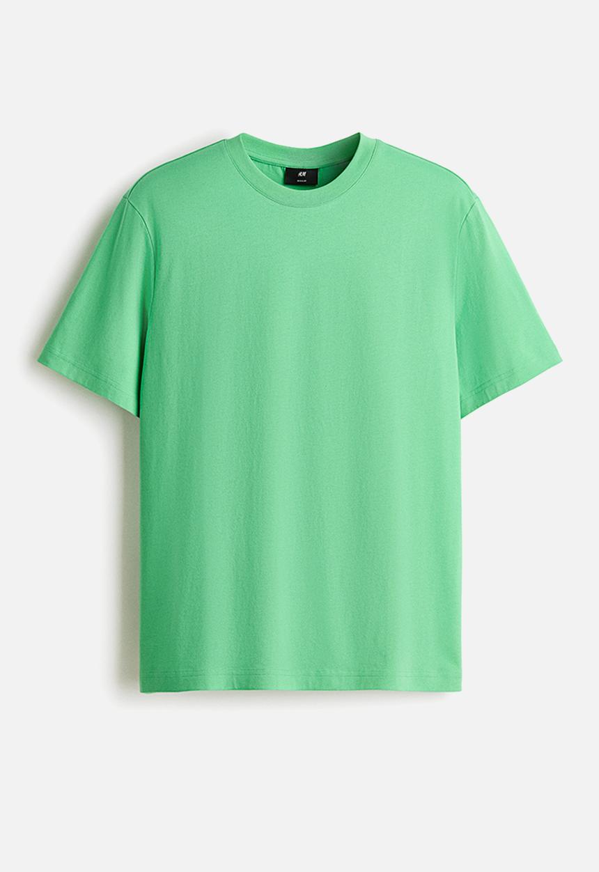 H&M - Regular fit t-shirt - green