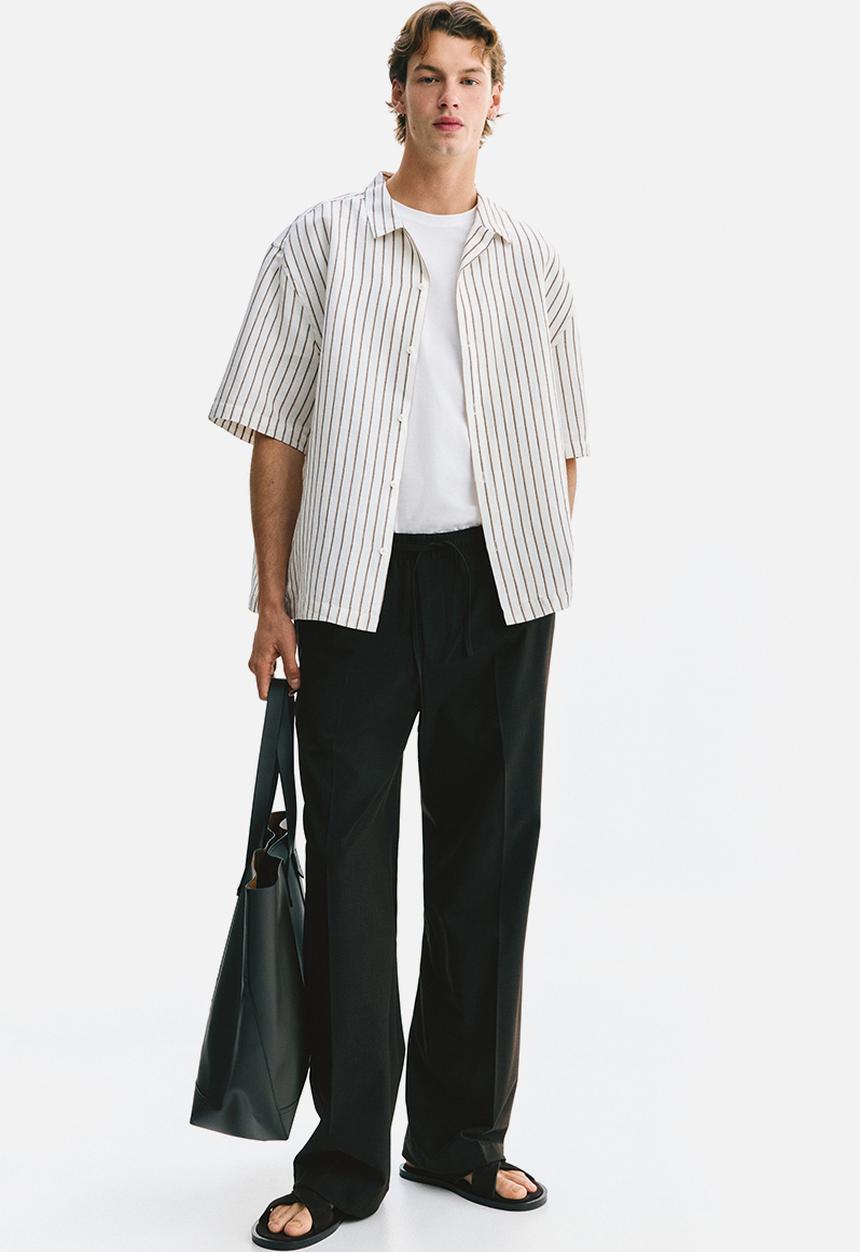 H&M - Slim fit pima cotton t-shirt - white