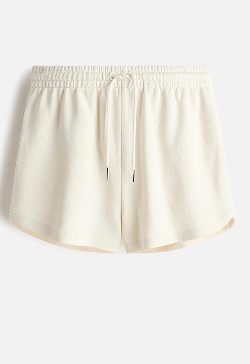 H&M - Sweatshirt shorts - white