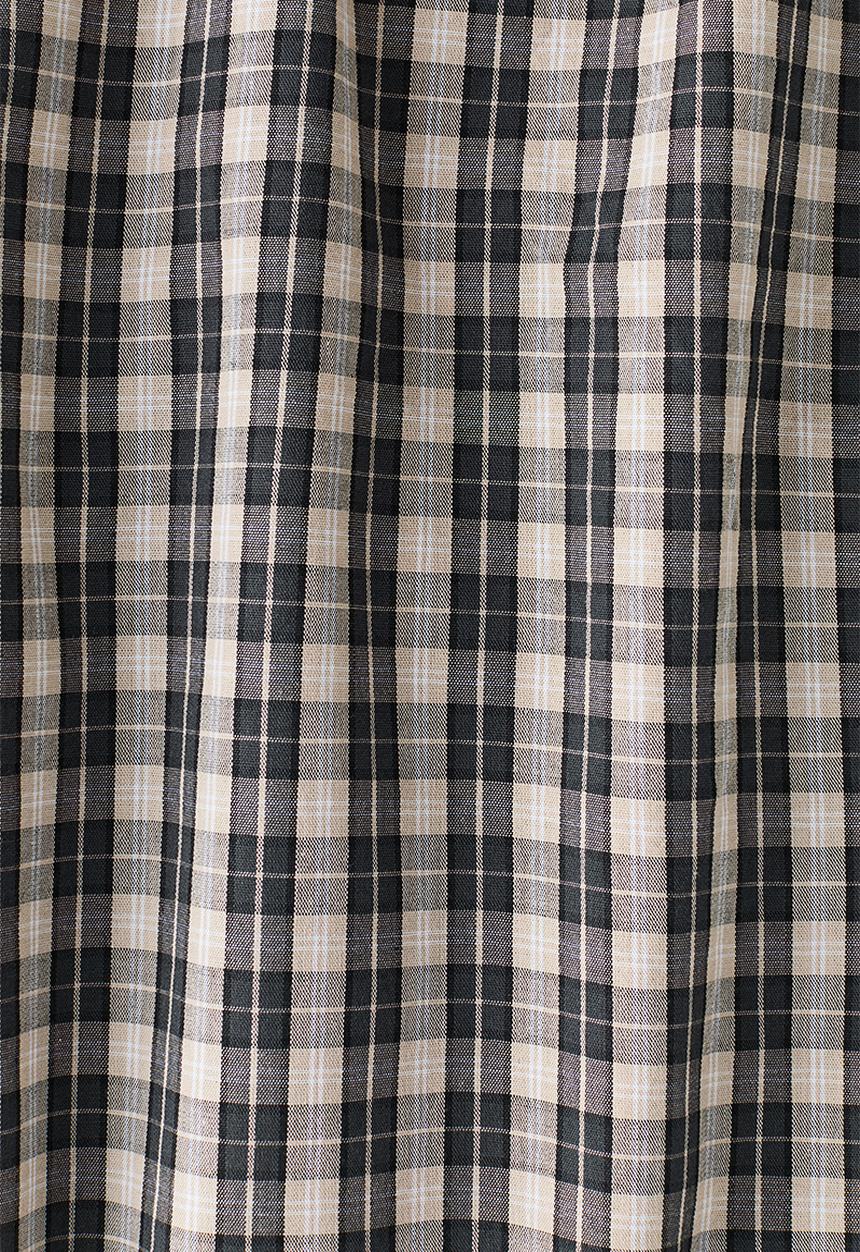 H&M - Relaxed fit poplin trousers - grey/checked