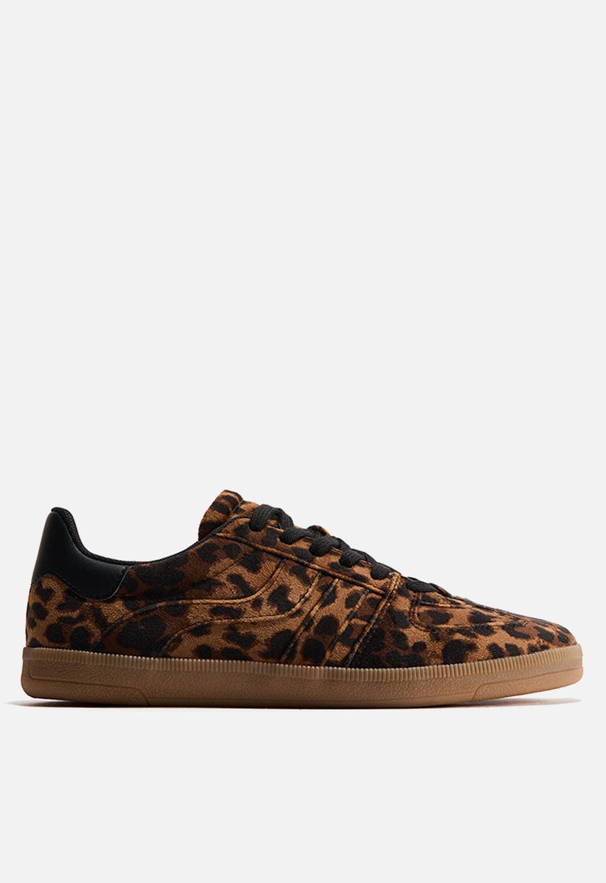 H&M - Trainers - brown/leopard print
