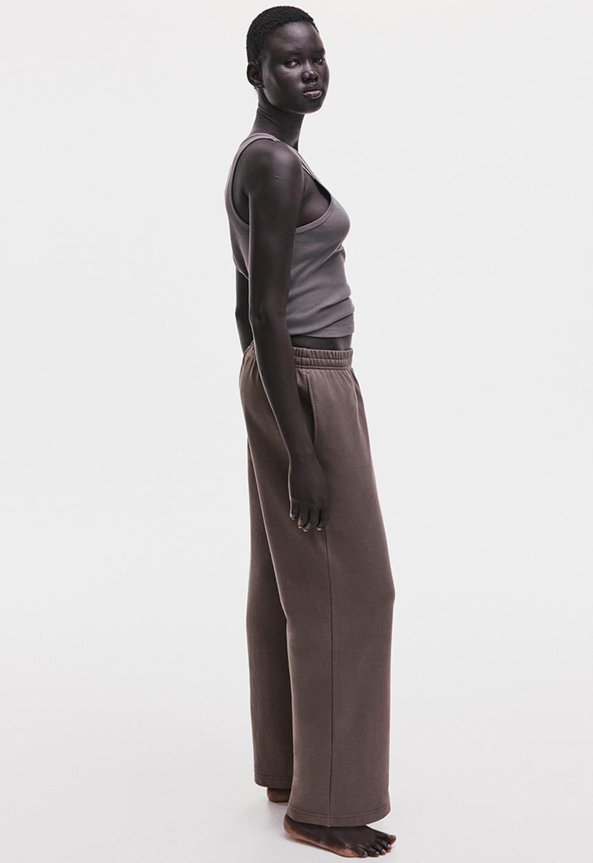 H&M - Sweatpants - dark mole
